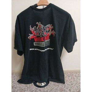 Living Dead Weekend Monroeville Mall 2023 T-Shirt Size 2xl Authentic Zombie +